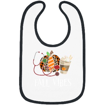 Discover Leopard Pumpkin Fall Vibes And That Practical nurses Life Bibs