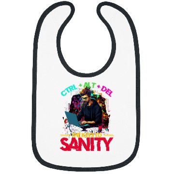 Discover Programmer IT CtrlAltDel The Keys To Sanity Tech Support Bibs