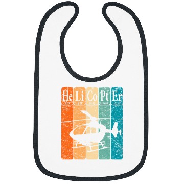 Discover Helicopter Periodic Table Elements Aviation Helicopter Pilot 1 Bibs