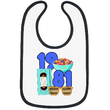 Discover Grad Class 1981 Cinema Student 80s Movie Film School Reunion Bibs