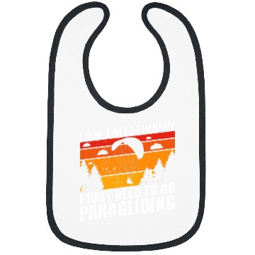 Discover Paraglider skydiving just need paramotor retro design Bibs