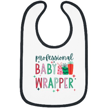 Discover Professional Baby Wrapper Labor Delivery nurses Christmas 2 Bibs