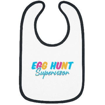 Discover Egg Hunt Supervisor Easter Funny Egg Hunting Bibs