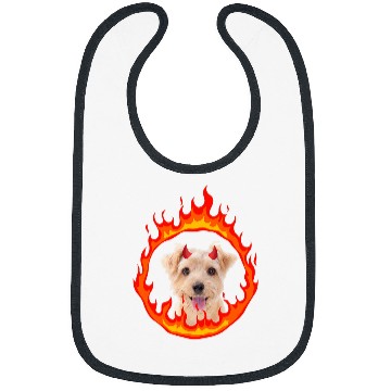 Discover Devil Dog Norfolk Terrier Bibs