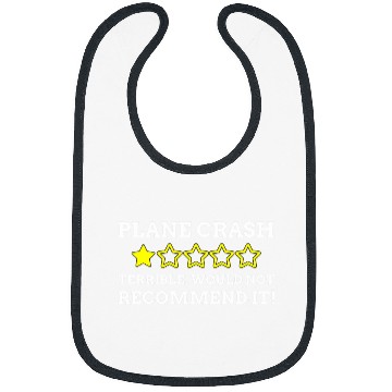 Discover Funny Plane Crash Bibs
