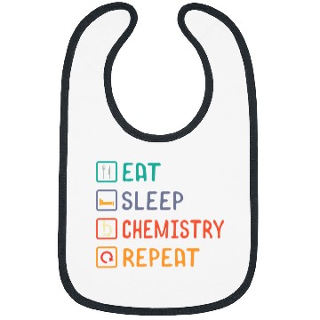 Discover Eat Sleep Chemistry Repeat Science Day Experiment Education Bibs