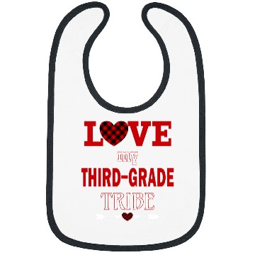 Discover Third Grade Tribe Tee Back To School Bibs