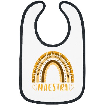 Discover Spanish Teacher School Language Professor Maestra Bibs