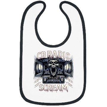 Discover CB Radio Scream Haunting Trucker Bibs