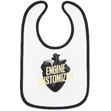Discover Engine Customizer Car Mechanic Auto Maintenance Man Bibs