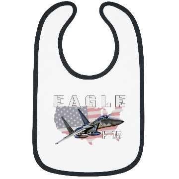 Discover F15 Eagle Fighter Jet Aircraft Military Aviation Pilot Bibs