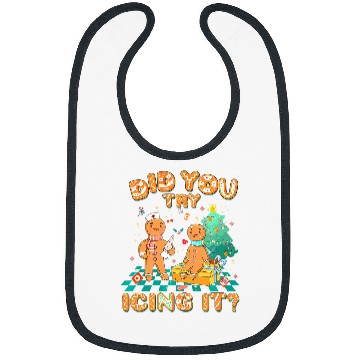 Discover did you try icing it gingerbread nurses christmas squad Bibs