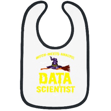 Discover Halloween Data Scientist Mining Analyst Statistics Data Nerd 2 Bibs