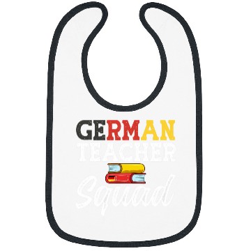 Discover German Teacher Germany Flag Language Lesson Student 6 Bibs