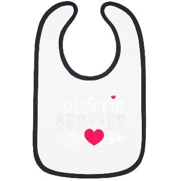 Discover Cafeteria Besties Crew Squad School Lunch Lady Worker Bibs