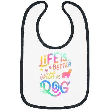 Discover Dog Cocker Spaniel Life is Better with my Dog Mom Dad Bibs