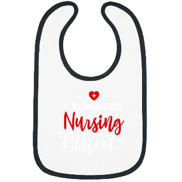 Discover nurses Student i survived nursing school essentials Bibs