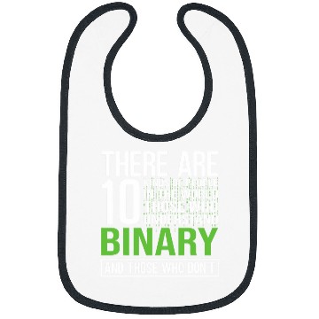 Discover Geek Binary Code Joke Programmer Bibs