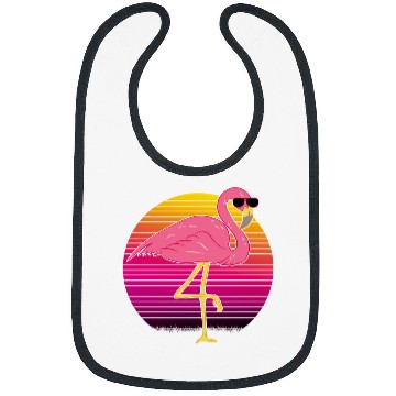 Discover Pink Flamingo vintages Retro 80s 90s Funny Flamingos Sunglasses Flamingos Bibs