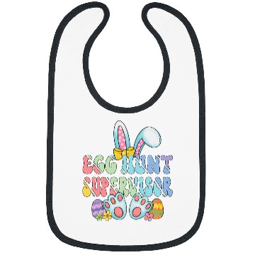 Discover Egg Hunt Supervisor Egg Hunter Matching Easter Rabbit Ears Bibs