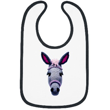 Discover Donkey made of wool design Bibs