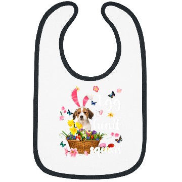 Discover Kooikerhondje Happy Easter Day Easter Colorful Egg Hunt Bibs