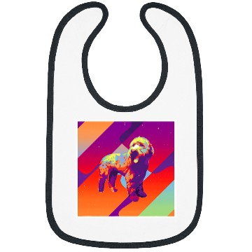 Discover Retro vintages Aesthetic Cavapoo Bibs