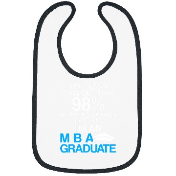 Discover MBA Student Business Degree Graduation 153 Bibs