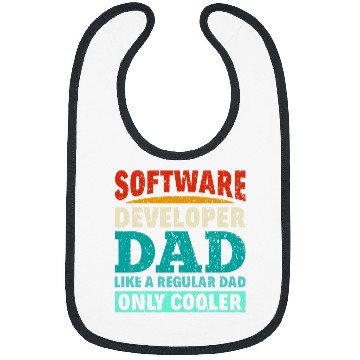 Discover Software Developer Dad Computer Programmer Coding 2 Bibs