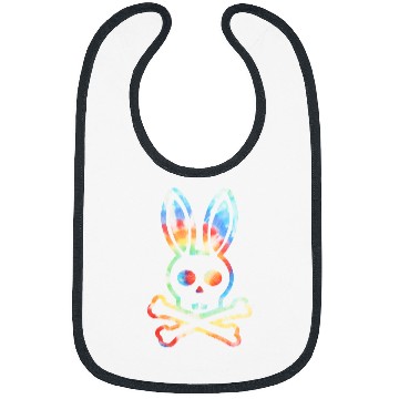 Discover Skeletons Skulls Easter Bunny Ears Skull Rabbit Funny for Men Women Adults Skull Bibs