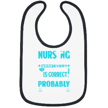 Discover Funny Nursing School  Student nurses Bibs