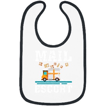 Discover Mail Escort Postal Service Mailman Us Postman Worker Bibs