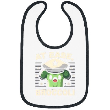 Discover At Ease Broccoli Funny Graphic Tees 1 Bibs