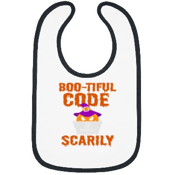 Discover Halloween Programmer Coder Software Web Developer Coding 2 Bibs