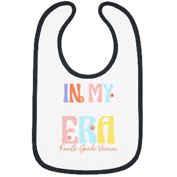 Discover Educator 4th Grade Teacher Era Retro For School Teacher Bibs
