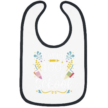 Discover Happy 100 Days Of School its a Day For Learning 3 Bibs