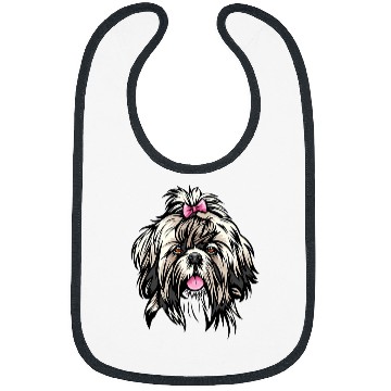 Discover Cool Shih Tzu Face Bibs
