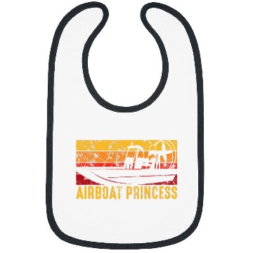 Discover Airboat Princess Hydroplane Propeller Swamp Bibs