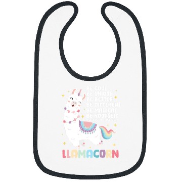 Discover Llama Unicorns Be A Llamacorn Bibs