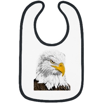 Discover Bald Eagle Head Bibs