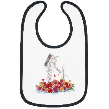 Discover Astronaut Funeral Cool Surreal SciFi EDM Space Art 3 Bibs