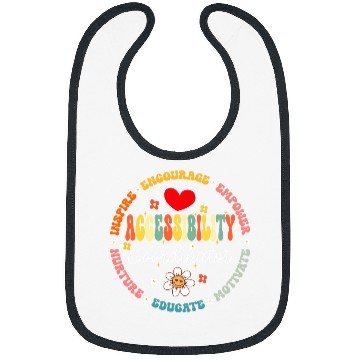 Discover Accessibility Coordinator Squad Special Education Teacher Ed 2 Bibs