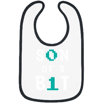 Discover Son Of A Bit Computer Science Binary Code IT Tech Programmer 1 Bibs
