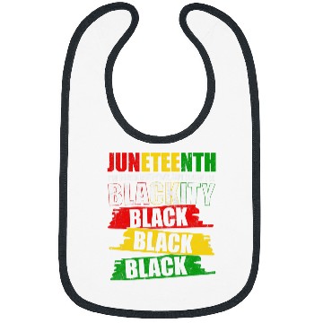 Discover Blackity Black History Juneteenth Pride Afrocentric Novelty Bibs