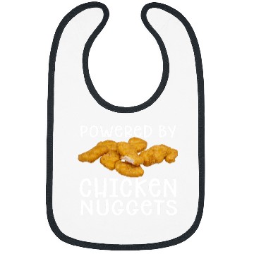 Discover Chicken Lover Nuggets Lover 2Powered by Chicken Nuggets Bibs