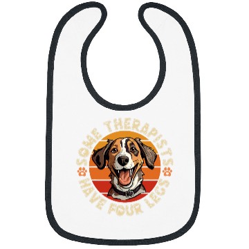 Discover aaa Some Therapists Have Four Legs Beagle Bibs