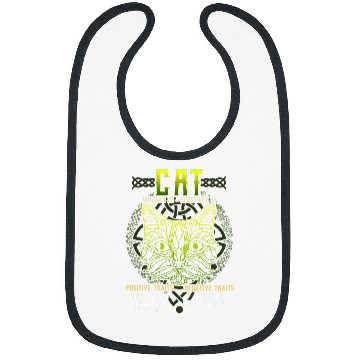 Discover Celtic Zodiac Sign Cat Druid Celtic Tree Astrology Bibs