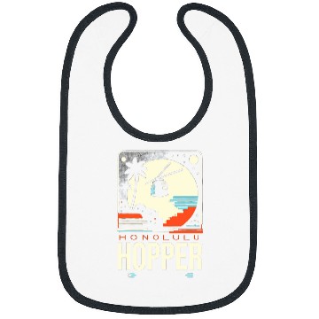 Discover Honolulu Hopper Funny Graphic Tees Bibs