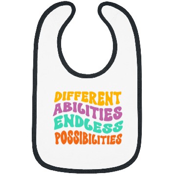 Discover Different Abilities Endless Possibilities Special Ed Teacher Bibs