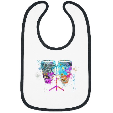 Discover Drums Drummer Conga Drum Instrument Silhouette Conga Drums Bibs
